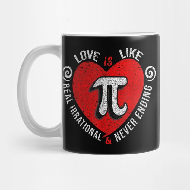 Love Is Like Pi Gift Pi Day Math Teacher Women Men Kids by FONSbually